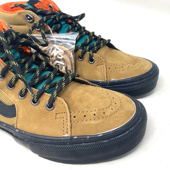 VANS Skate Sk8-Hi Outdoor Brown Shoes Nubuck Canvas Sneakers Men's VN0A5FCCY49 - Picture 4 of 10